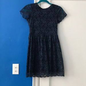 Navy blue lace AQUA dress